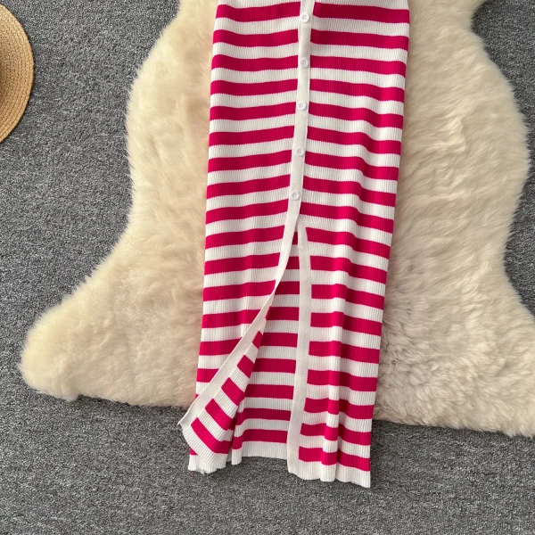 Knit stripe maxi dress - Image 18