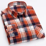 Cotton plaid shirt - Image 9