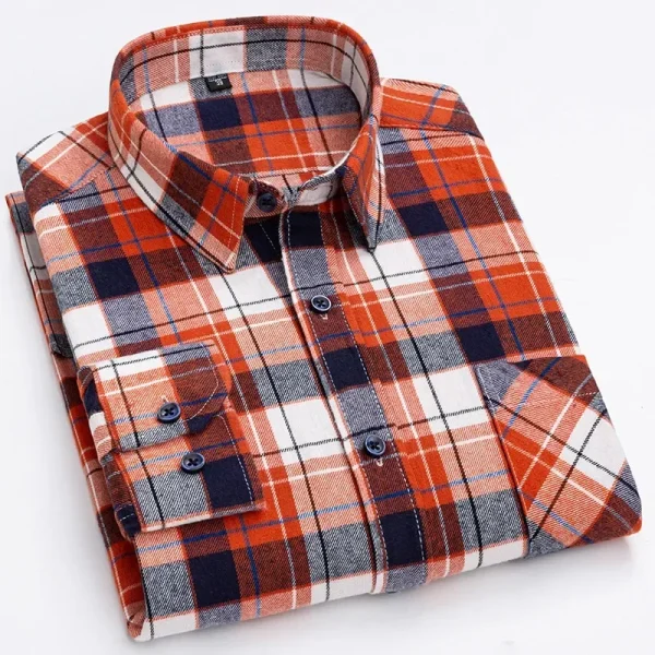 Cotton plaid shirt - Image 9