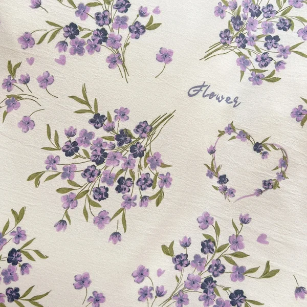 1pc Purple Lavender Printed Duvet Cover Single/Queen/King Size Quilt Cover for Double Bed Flower housse de couette220x240cm - Image 6