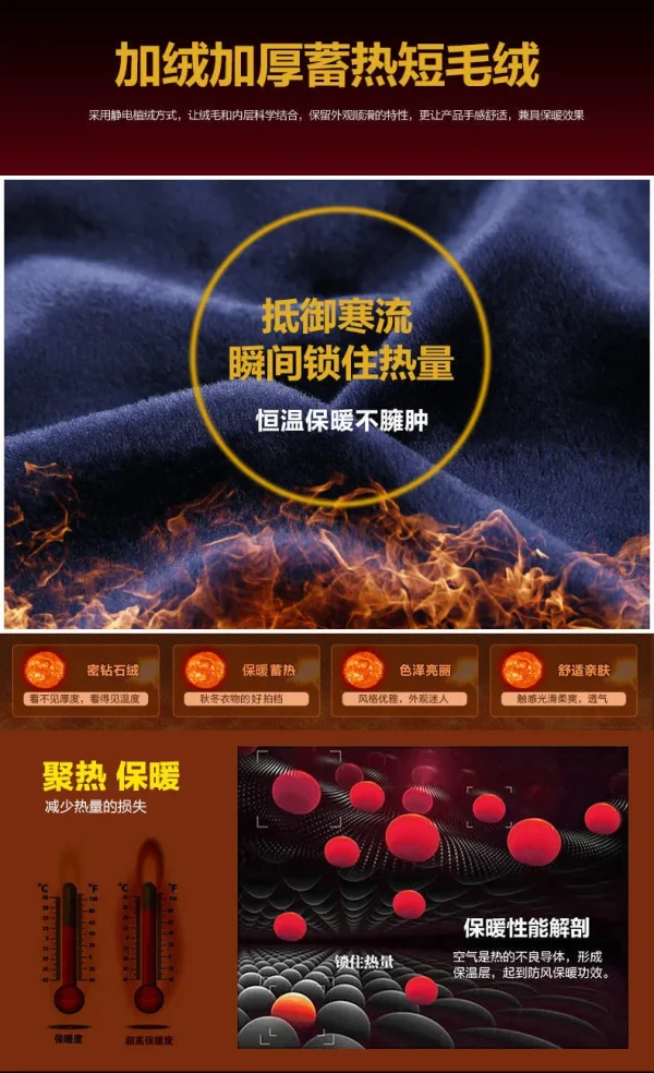 2025 Men's Winter Warm Long Sleeve Plaid Shirts Flannel Fur Lined Thick Formal Shirts Fleece Casual Shirt for Men Dress Shirts - Image 27