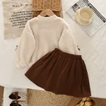 Bear Leader Girls' Plush A-Line 2-Piece Set - Image 40