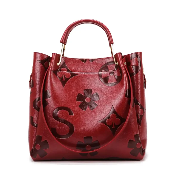 Top Handle Bucket Bag Set - Image 8