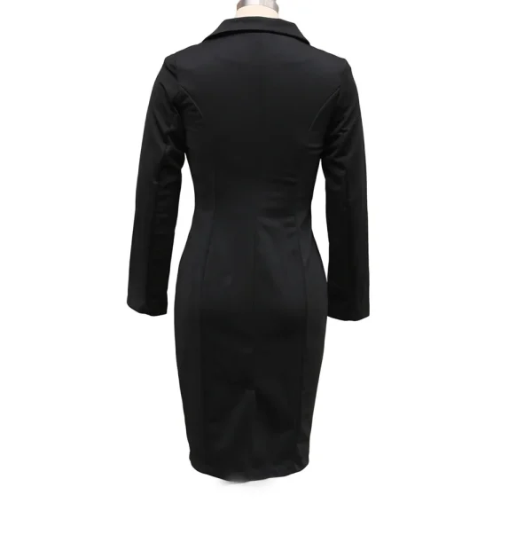Professional Business Suit-Style Midi Dresses - Image 21