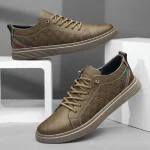 Italian Brand Men's Khaki kicks - Image 33
