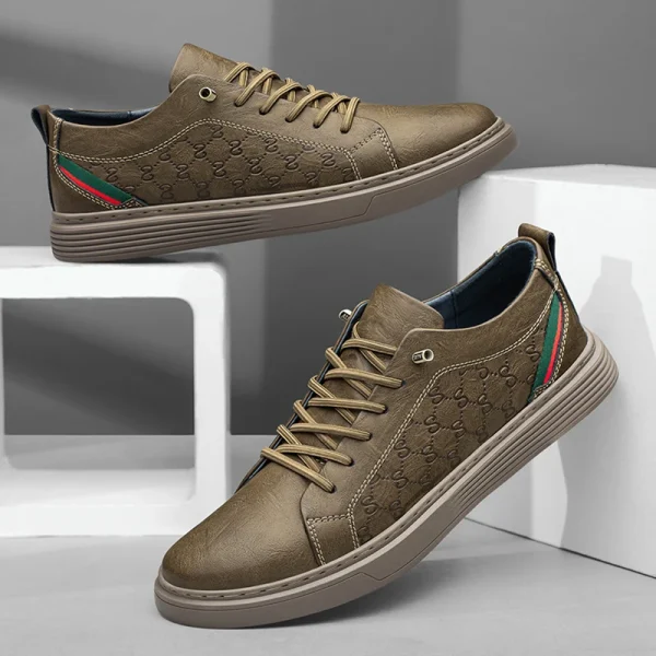 Italian Brand Men's Khaki kicks - Image 33