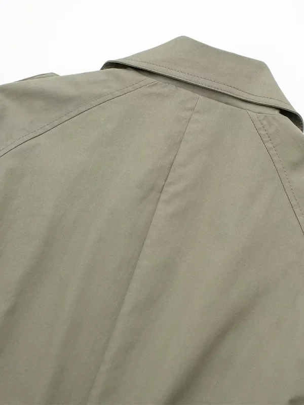 Willshela Women Fashion With Belt Solid Double Breasted Trench Vintage Lapel Neck Long Sleeves Female Chic Lady Outfits - Image 21