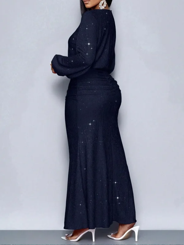 Women's Long Sleeve Bodycon Dress - Image 23