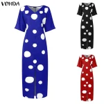 Bohemian Print Midi Dress - Image 4