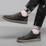 Italian Brand Men's Khaki kicks - Image 28