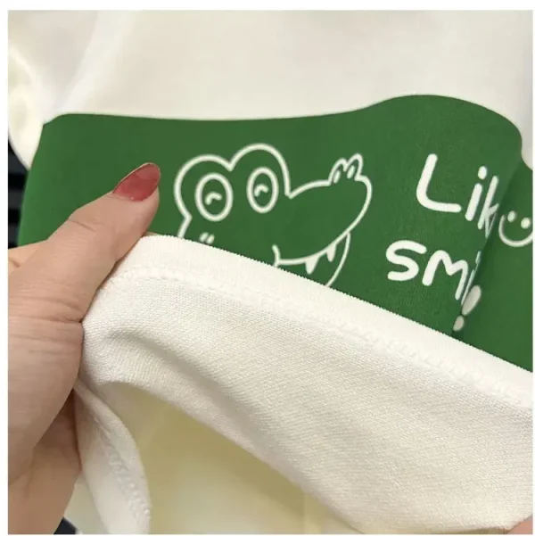 Boys Funny Letter Print T-Shirt and Shorts Outfit - Image 12