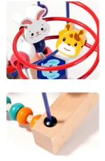 Wooden Bead Maze: Animal & Fruit Sensory Toy - Image 15
