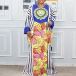 Plus Size 5XL VONDA Women Maxi Robe Bohemian Long Sleeve Floral Print Long Sundress Oversized Party Vestido Fashion Casual Dress - Image 9