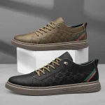 Italian Brand Men's Khaki kicks - Image 17