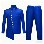 Boys' Vibrant Blue 2-Piece Suit ​A sharp, eye-catching - Image 5