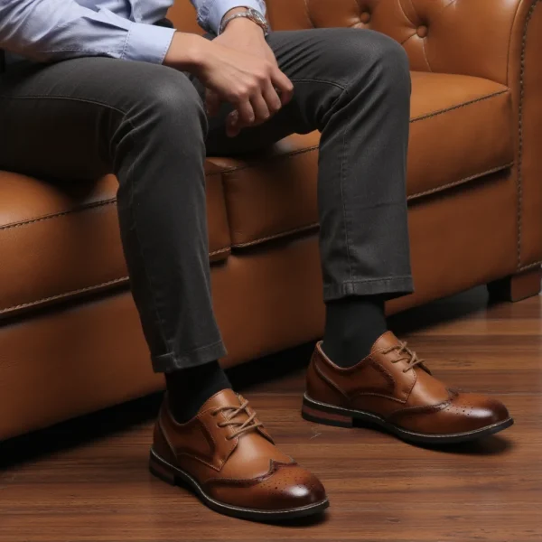 Traditional Leather Brogues - Image 13