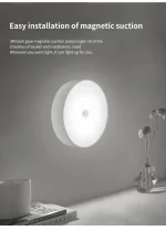 Motion Sensor Light With Remote Control USB Rechargeable Timer Night Light Dimmable LED Lamp Stairs Hallway Cabinet Nightlight - Image 10
