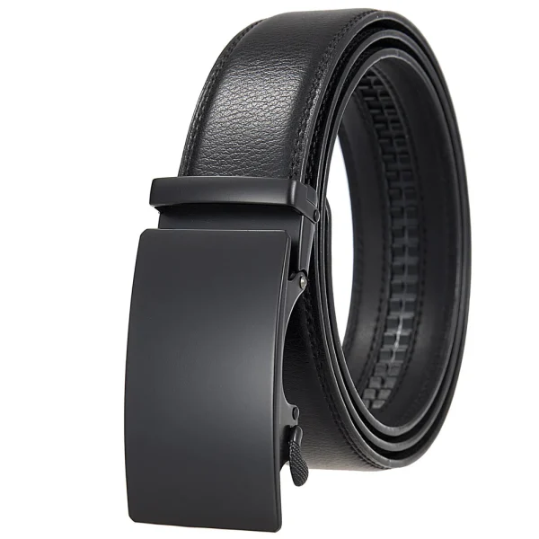Famous Brand Belt Male Designer Automatic Buckle Genuine Leather Men Belt  Luxury Belts for Men 3.5cm New Black Brown Plus Size - Image 13