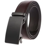 Famous Brand Belt Male Designer Automatic Buckle Genuine Leather Men Belt  Luxury Belts for Men 3.5cm New Black Brown Plus Size - Image 10