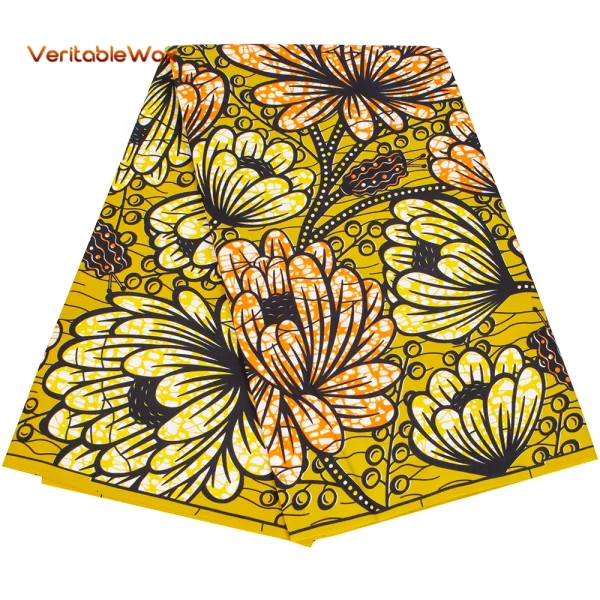 2023 African Wax Print Fabric Wholesale New Wax Prints African Latest Tissu Wax Ankara African Wax Print Fabric 6 Yards A-4 - Image 15
