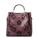 Top Handle Bucket Bag Set - Image 9