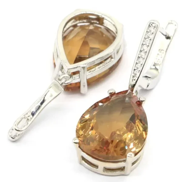 Zultanite Color-Changing Jewelry Set (Earrings & Pendant) - Image 12