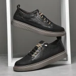 Men Skateboarding Shoes Leather - Image 19