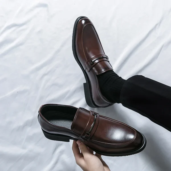 men's formal leather loafers - Image 24