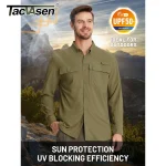 Men's Tactical Long Sleeve UPF Sun Protection Shirt - Image 3