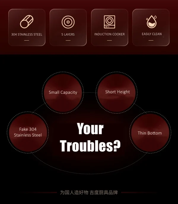 GEDO LFGB 304 Stainless Steel Stewing Pot - Image 11