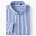 slim-fit striped Oxford shirt - Image 13