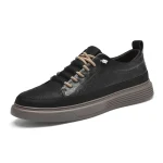 Men Skateboarding Shoes Leather - Image 11