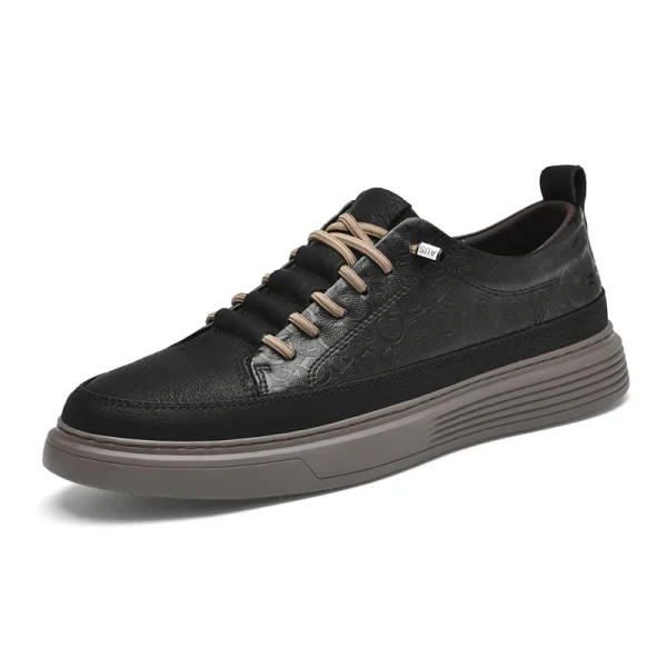 Men Skateboarding Shoes Leather - Image 11