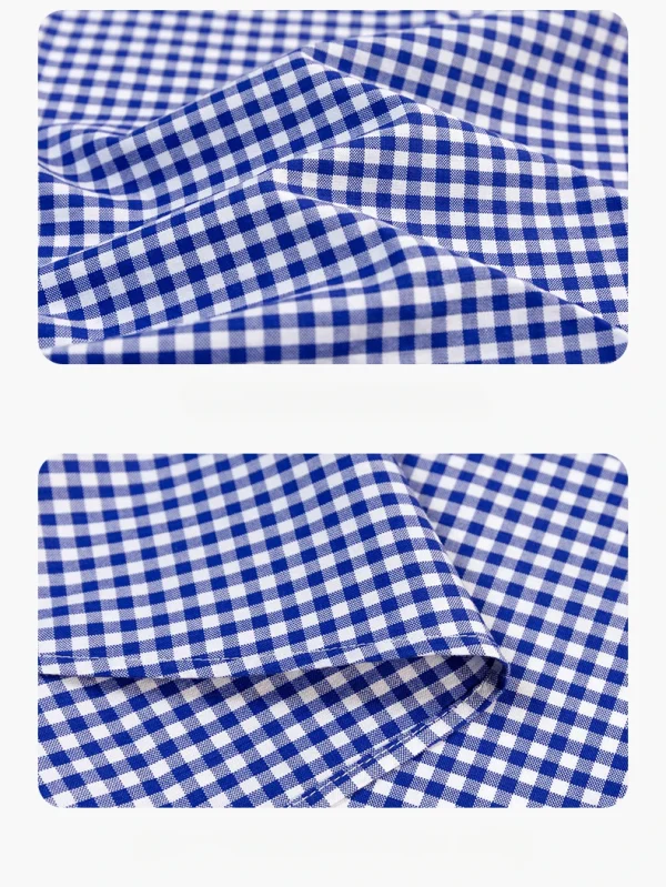 plaid shirts for man slim fit formal casual - Image 19