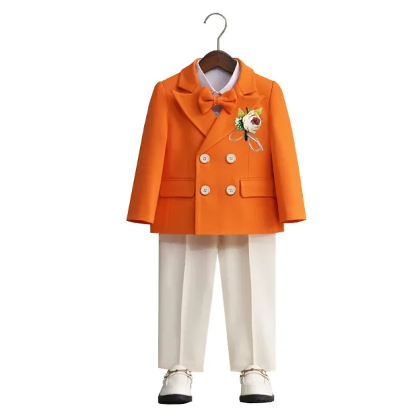 Kids' 3-Piece Formal Blue Suit - Image 5