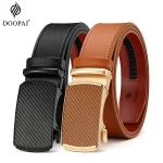 Men Belts Leather Waist Strap Male Automatic Buckle Waistband Mens High Quality Girdle Belts for Women Men Gifts 105 115  125cm - Image 33