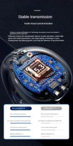 T75 Fone Bluetooth Headset 5.3 Wireless Air Conduction Headphones Clip Ear Music Noise Canceling HD Call Sports Gaming Earphone - Image 19