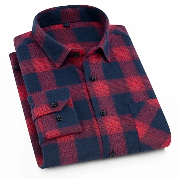 Cotton plaid shirt - Image 16
