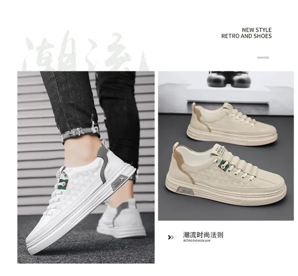 Men, Fresh whites' shoes - Image 11