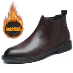 Men's Boots Handmade Leather Ankle Shoes - Image 7