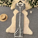 Knit stripe maxi dress - Image 11