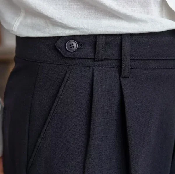 Man Suits Pants Fluid Khaki Draped Trousers for Men Baggy Suit Korean Style Clothes Reviews Many Slacks High Quality Dress Up - Image 38