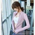 Women's Slim Fit Lightweight JacketsWomen's Full Zip-up Yoga Sports RunningJacket with Thumb Holes for Workout Sun Protection - Image 7