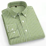 plaid shirts for man slim fit formal casual - Image 12