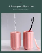 Travel Portable Toothbrush Cup Bathroom Toothpaste Holder Storage Case Box Organizer Travel Toiletries Storage Cup New Creative - Image 16