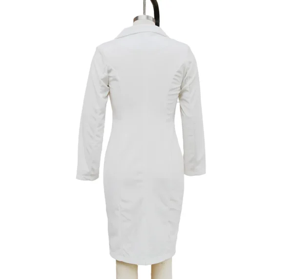 Professional Business Suit-Style Midi Dresses - Image 24