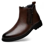 Leather Chelsea Men's Boots - Image 8