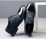 Men Black oxfords shoes - Image 23
