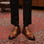 Traditional Leather Brogues - Image 4
