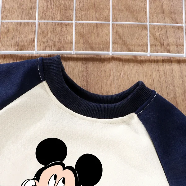 Boys O Neck Spliced Long Sleeve Hoodies Sets - Image 4